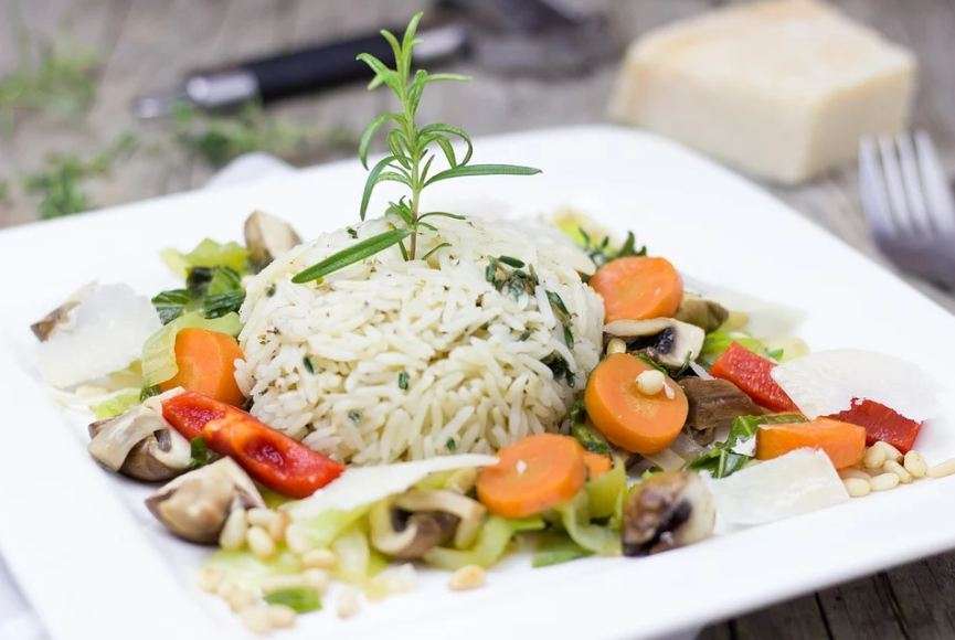 Spring Vegetable and Rice Salad - Tuscany Tonight