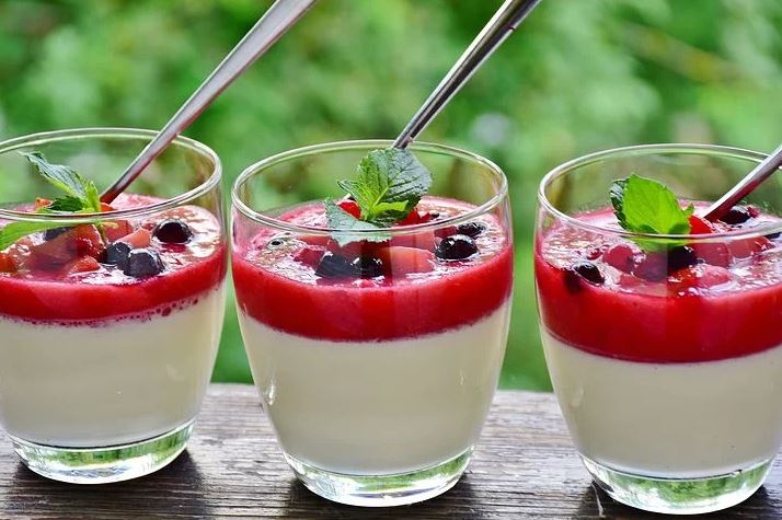 Strawberry Panna Cotta