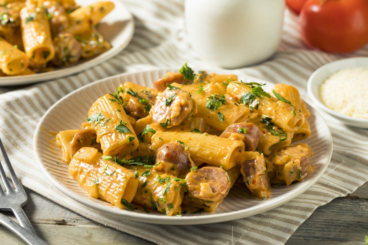 Homemade Sausage and Fennel Rigatoni