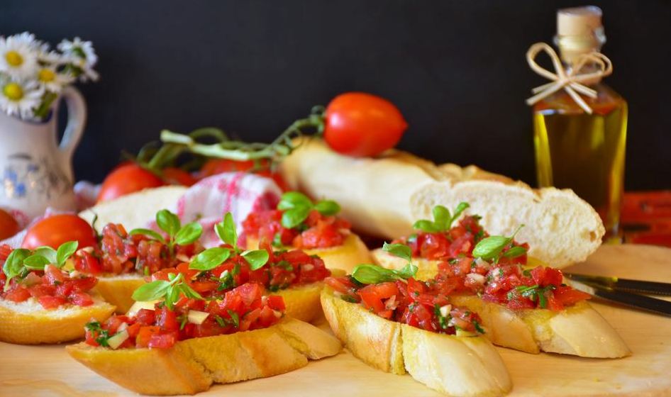 Bruschetta with Tomato and Herbs