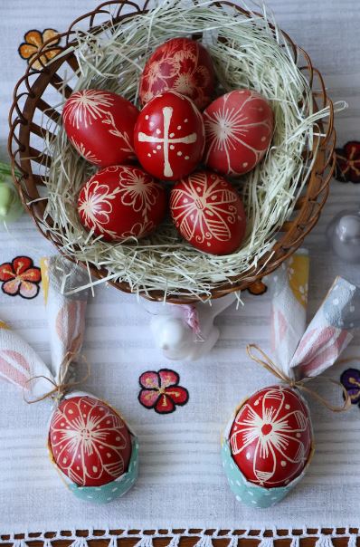 Serbian traditional Easter eggs