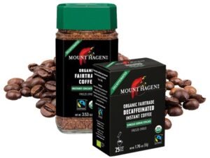Mount Hagen organic freeze-dried coffee – top choice instant coffee